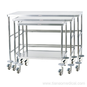 Tianao Hospital Stainless Steel Instrument Trolley